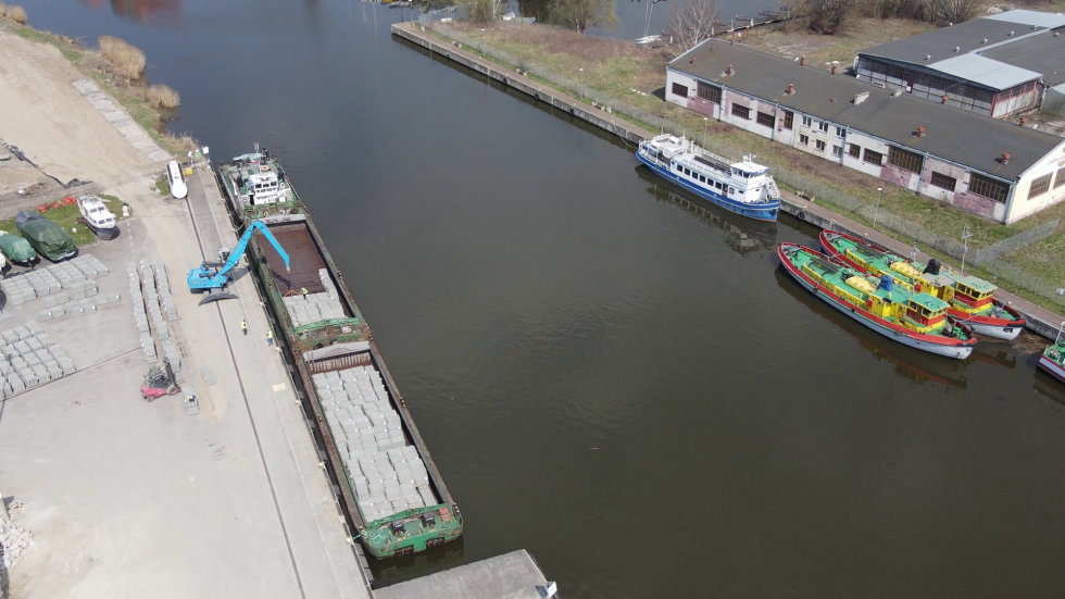 Port Morski w Elblągu z drona - Przekop Mierzei Wiślanej