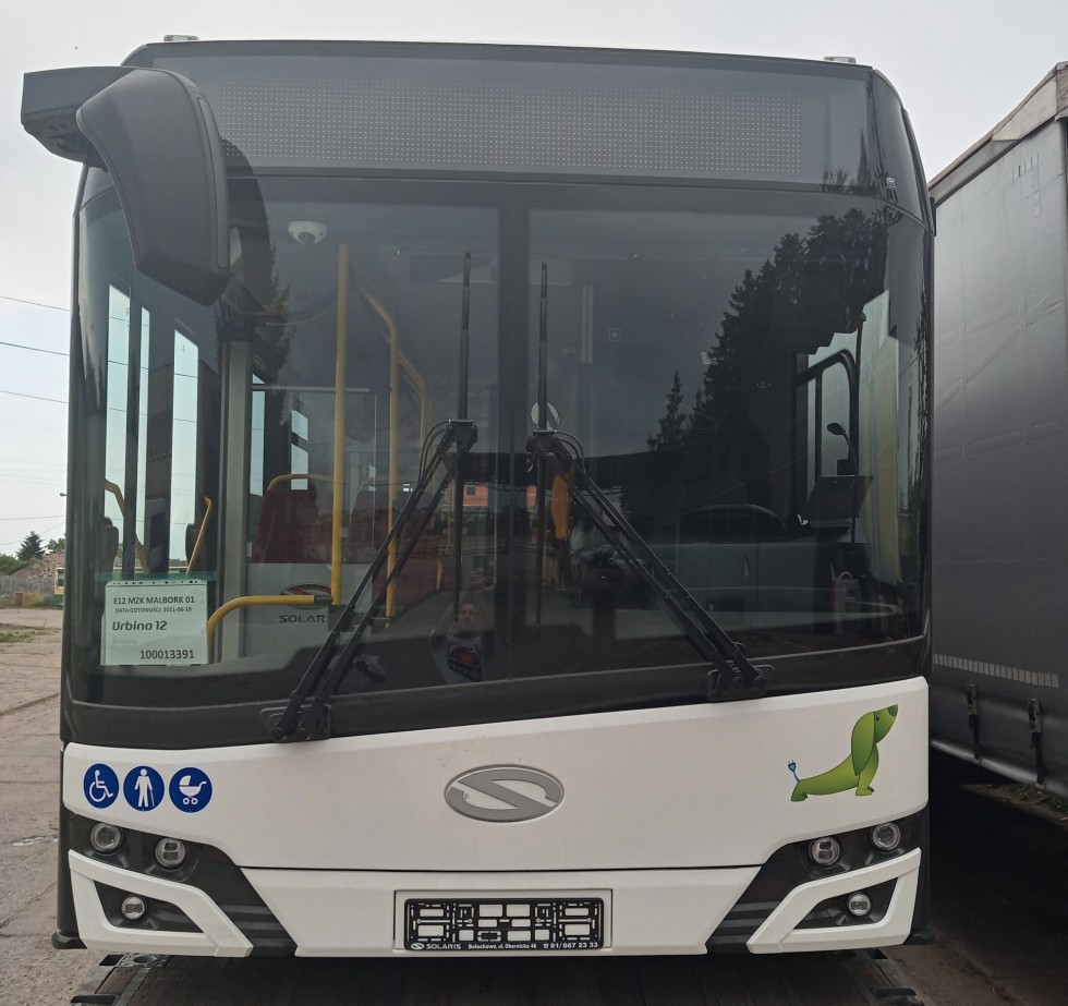 Pierwszy malborski elektryczny autobus już na bazie Miejskiego Zakładu Komunikacji. [zdjęcia]