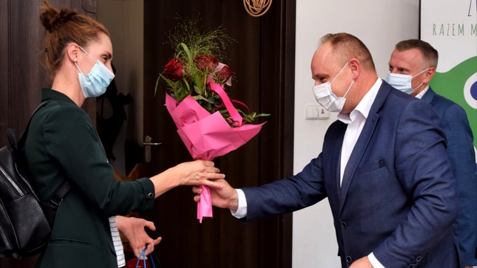 Nowy Dwór Gdański. Podziękowania za bohaterską postawę.