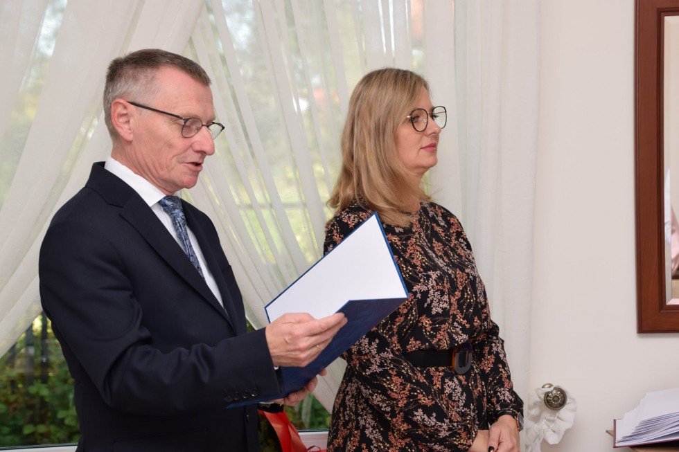 Nowy Dwór Gdański. Złote Gody państwa Dybiec.