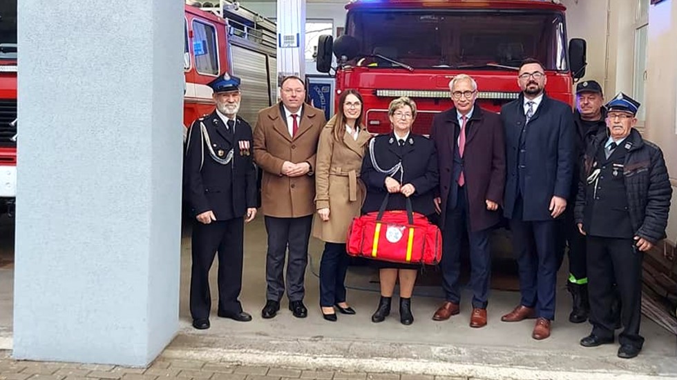 Gmina Miłoradz. KRUS wsparł strażaków ochotników z Kończewic.