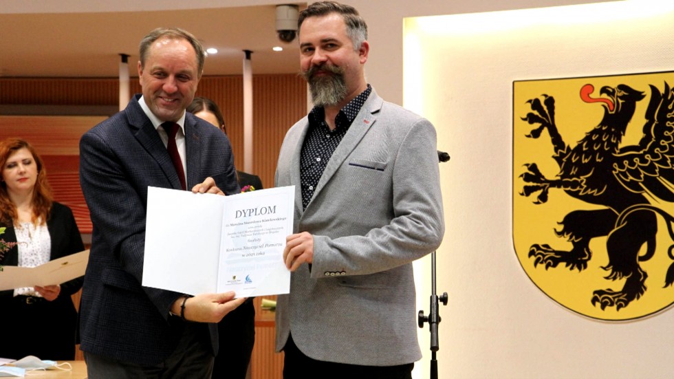 Uroczysta gala konkursu Nauczyciel Pomorza Roku 2021 – wśród laureatów nauczycielka z Lubieszewa.