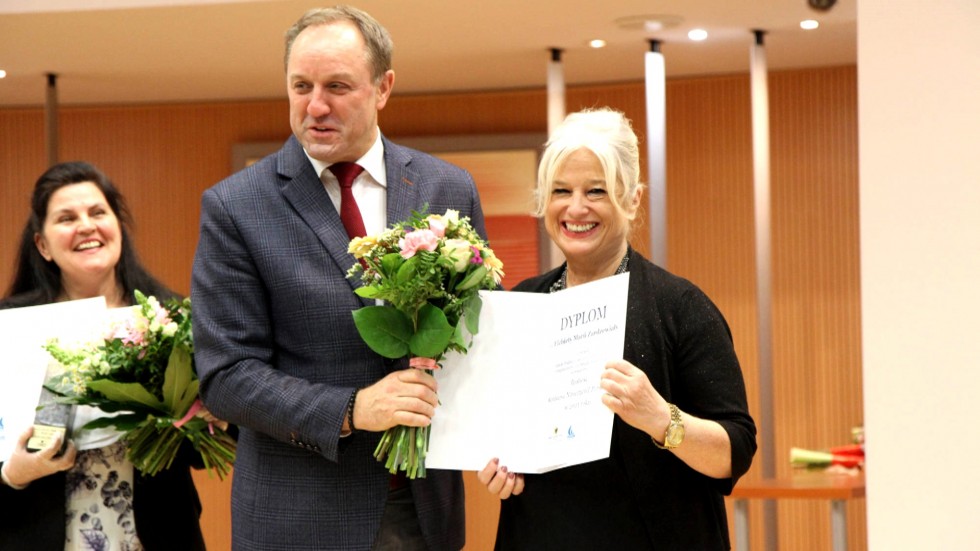 Uroczysta gala konkursu Nauczyciel Pomorza Roku 2021 – wśród laureatów nauczycielka z Lubieszewa.