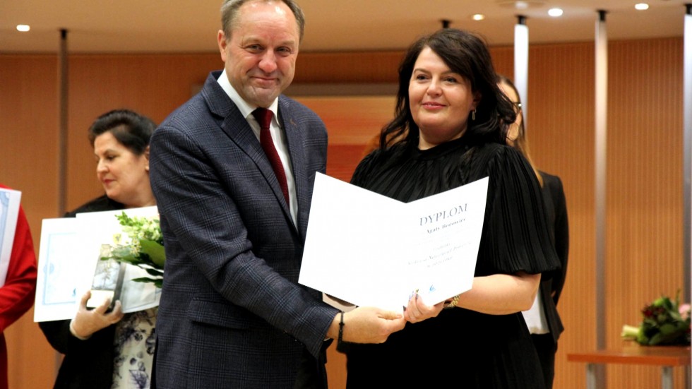Uroczysta gala konkursu Nauczyciel Pomorza Roku 2021 – wśród laureatów nauczycielka z Lubieszewa.