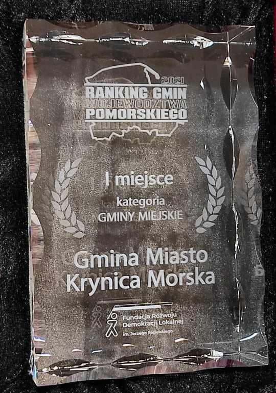 Krynica Morska liderem Rankingu Gmin 2021 województwa pomorskiego.