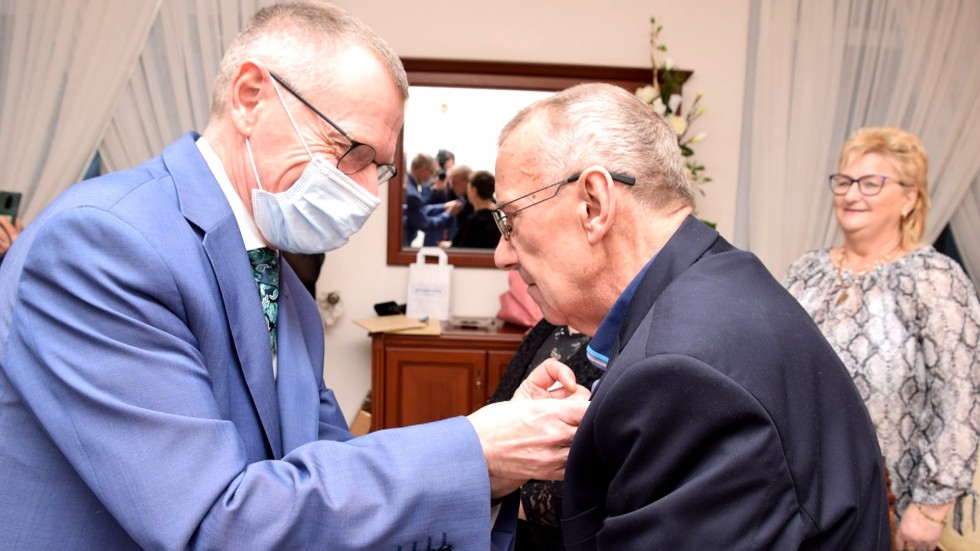Nowy Dwór Gdański. Złote Gody państwa Grzegorskich.