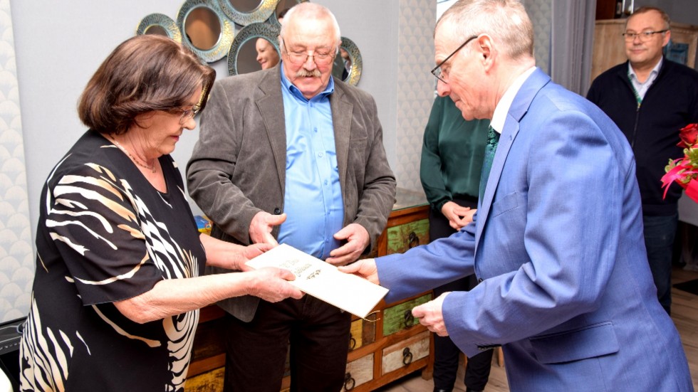 Nowy Dwór Gdański. Złote Gody państwa Renaty i Jana Kucaba.