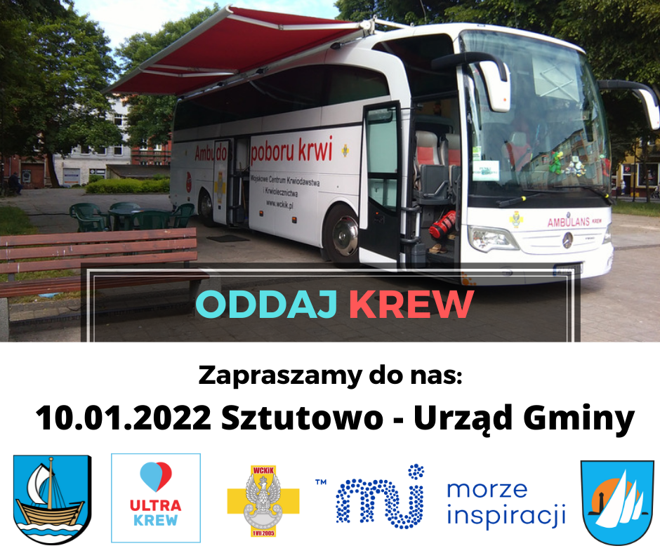Sztutowo. Oddaj krew i zdobądź kalendarz na 2022 r.