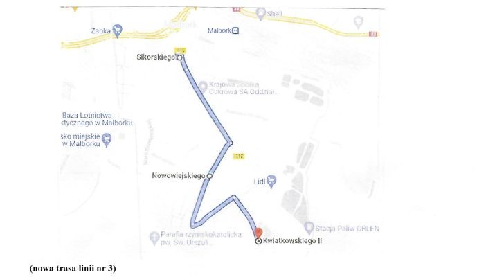 Malbork. Od poniedziałku zmiana w kursowaniu autobusów miejskich.