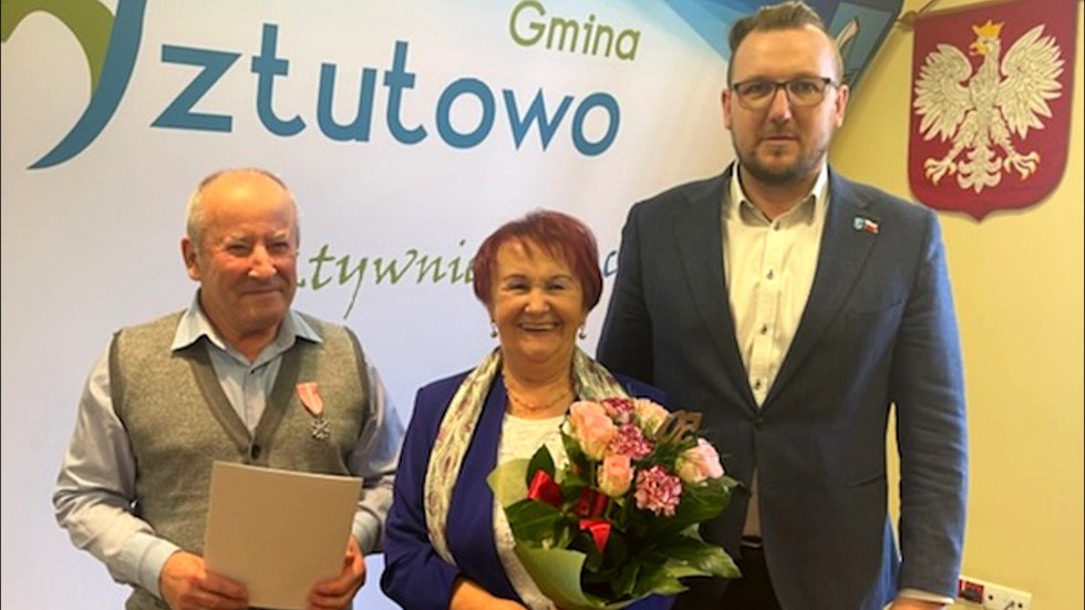 Sztutowo. Złote Gody państwa Chodackich, Kozak i Niziałków.