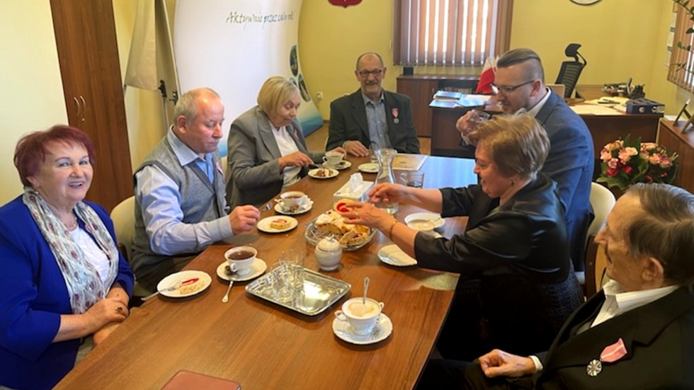 Sztutowo. Złote Gody państwa Chodackich, Kozak i Niziałków.