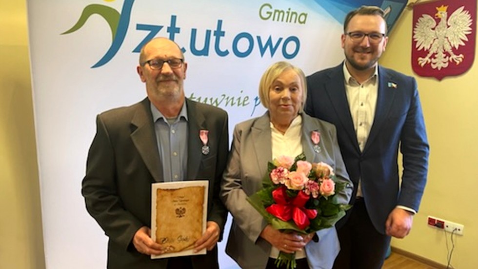 Sztutowo. Złote Gody państwa Chodackich, Kozak i Niziałków.