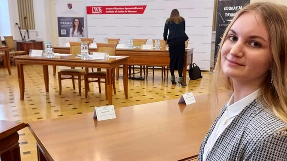 Nowy Dwór Gdański. Jola Gul laureatką Ogólnopolskiej Olimpiady Wiedzy o Prawie i Wymiarze Sprawiedliwości.