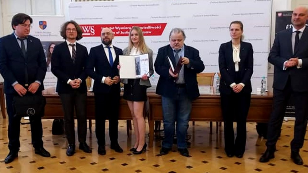 Nowy Dwór Gdański. Jola Gul laureatką Ogólnopolskiej Olimpiady Wiedzy o Prawie i Wymiarze Sprawiedliwości.