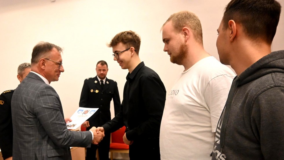 Nowy Dwór Gdański. Powiatowe eliminacje Ogólnopolskiego Turnieju Wiedzy Pożarniczej.