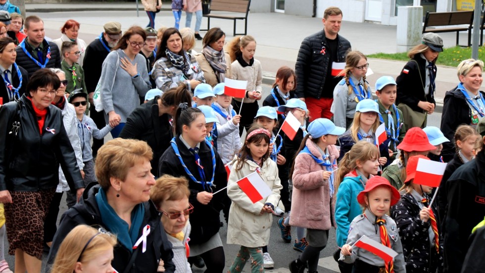 Sztum. Obchody rocznicy uchwalenia Konstytucji 3 Maja.