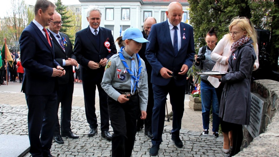Sztum. Obchody rocznicy uchwalenia Konstytucji 3 Maja.