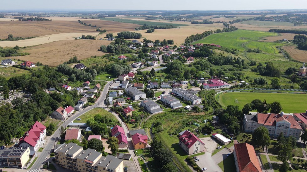 Dzierzgoń z lotu ptaka 4K - lipiec 2022