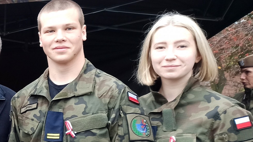 Malbork. Uczniowie ZST w Wojskowej Grze Terenowej.