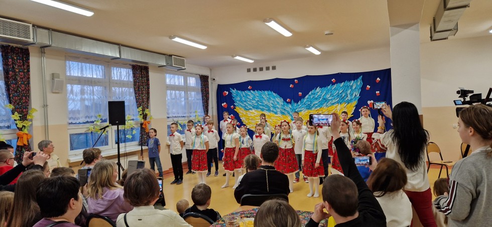 Sztutowo. Dzień Solidarności z Ukrainą.