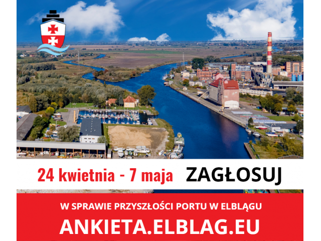 Elbląg. Zagłosuj w sprawie przyszłości portu!