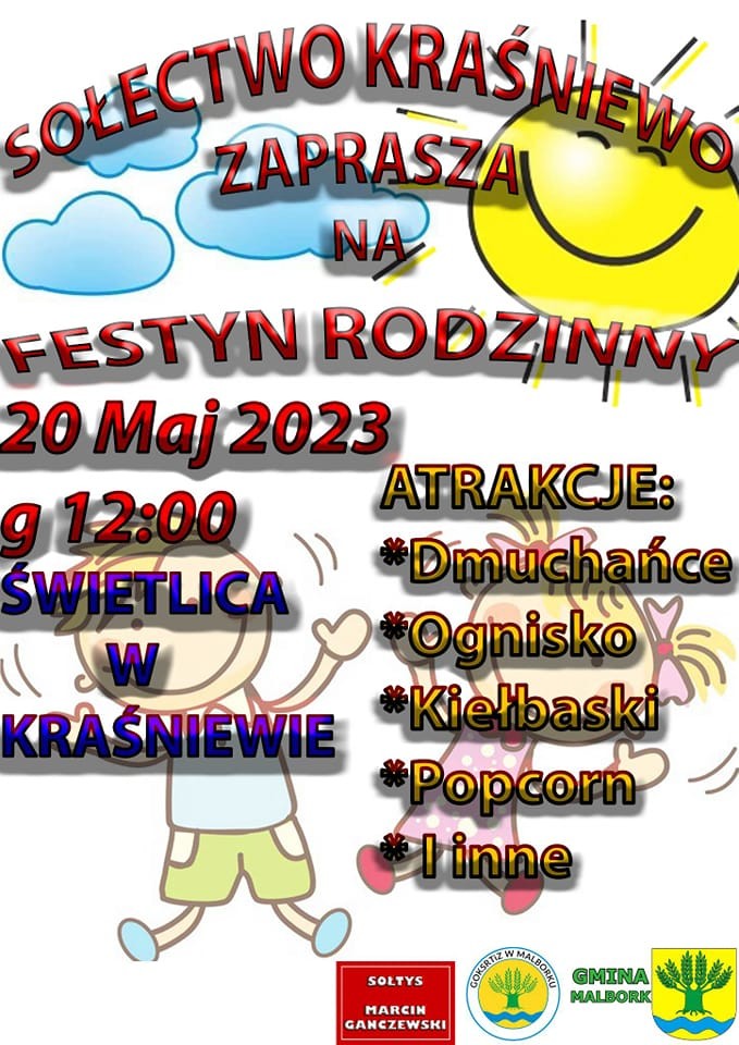 Gmina Malbork. W maju odbędzie się Festyn Rodzinny.