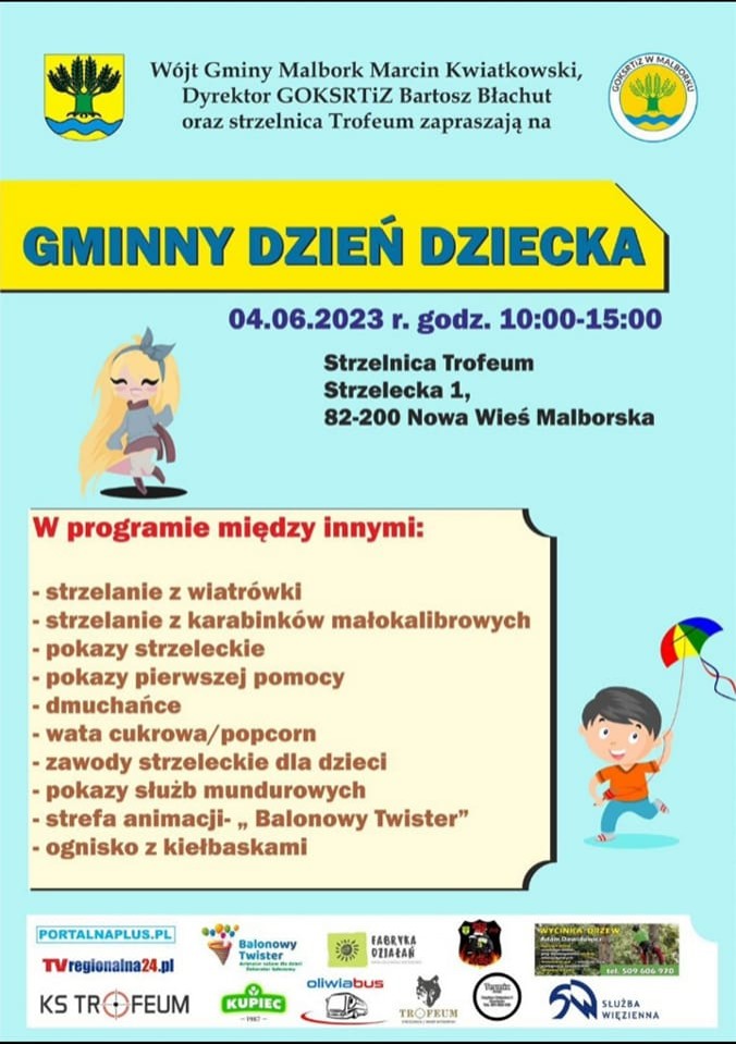 Gmina Malbork. Dzień Dziecka ze Strzelnicą Trofeum.