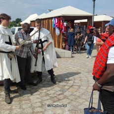 Średniowieczny Korowód przeszedł ulicami Malborka.