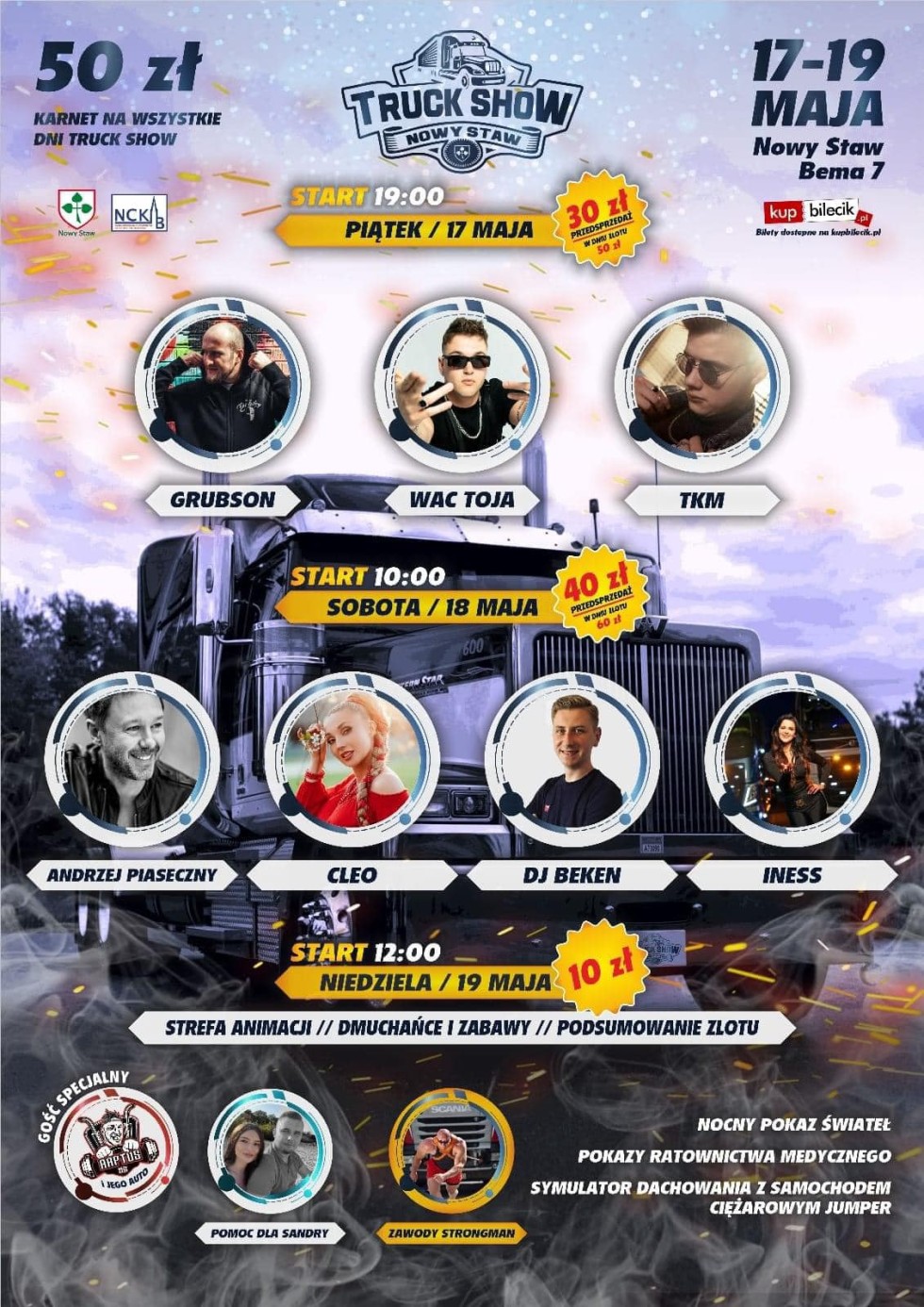 Nowy Staw. Truck Show 2024 – ruszyła sprzedaż biletów.