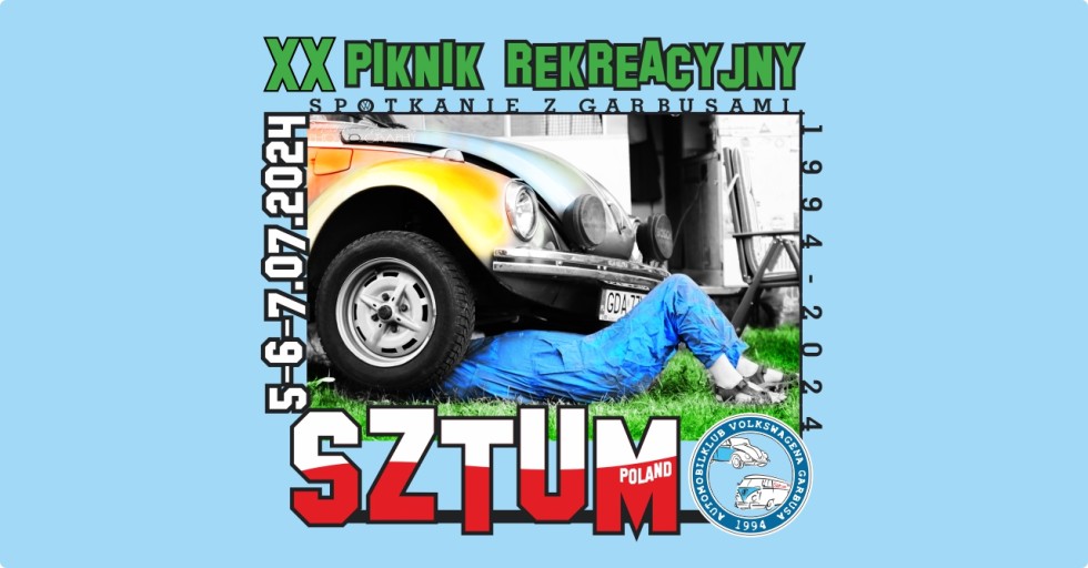 W ten weekend 20. spotkanie z garbusami w Sztumie.