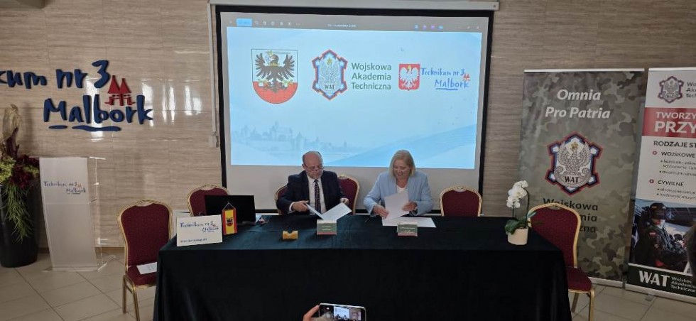 Technikum nr 3 w Malborku rozpoczyna współpracę z Wojskową Akademią Techniczną. Nowy kierunek już od przyszłego roku