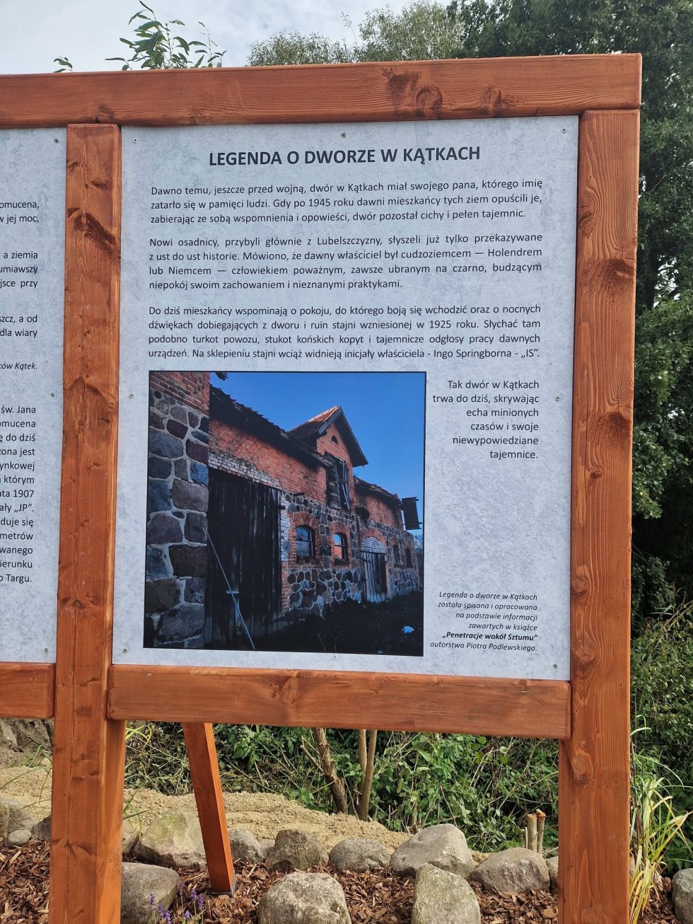 Trzy legendy, jeden wyjątkowy Plac Opowieści. Kątki mają nową atrakcję dla mieszkańców i turystów