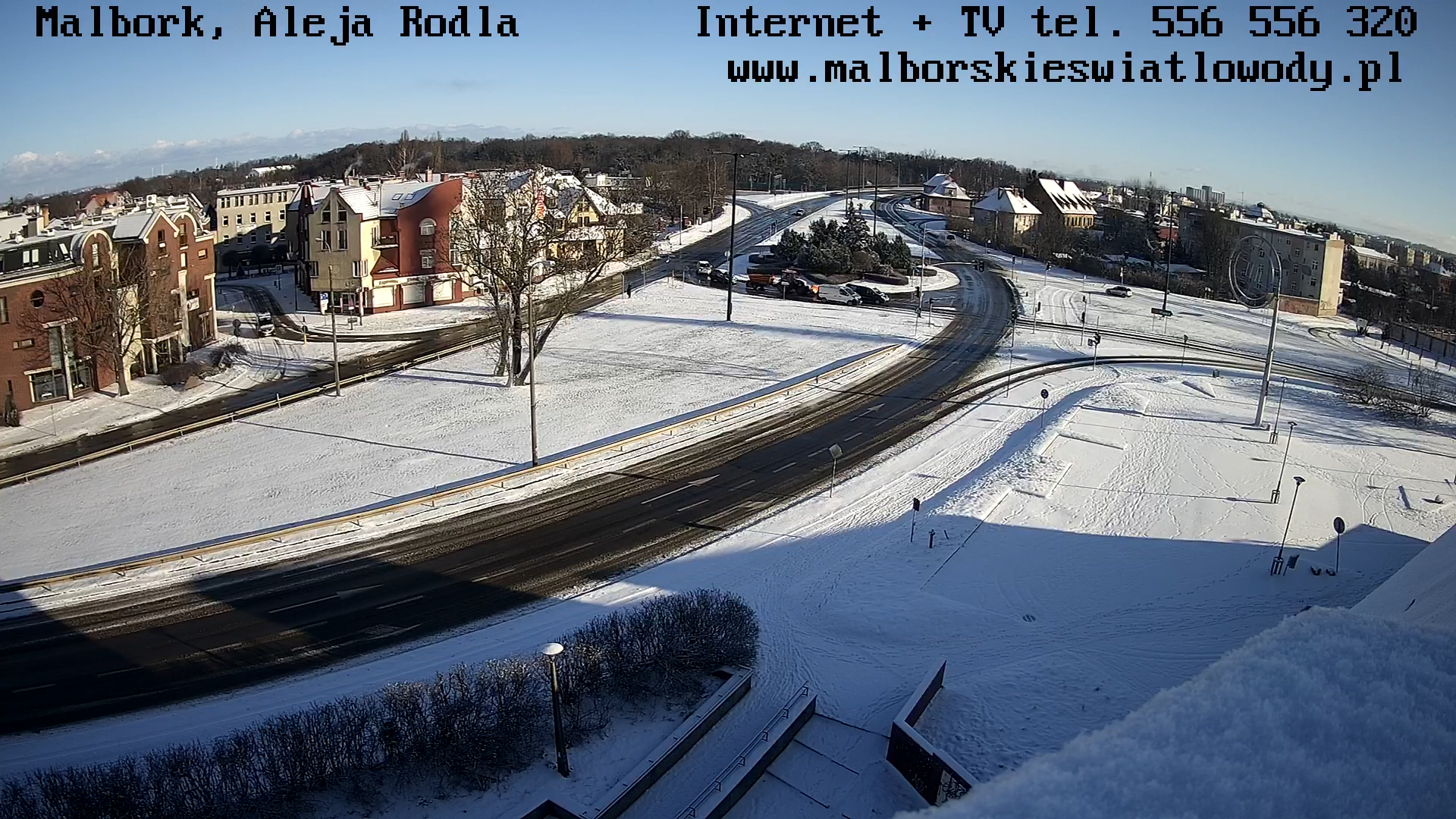 Rondo Lotników Polskich - Aleja Rodła - Aleja Wojska Polskiego. Malbork&#8230;