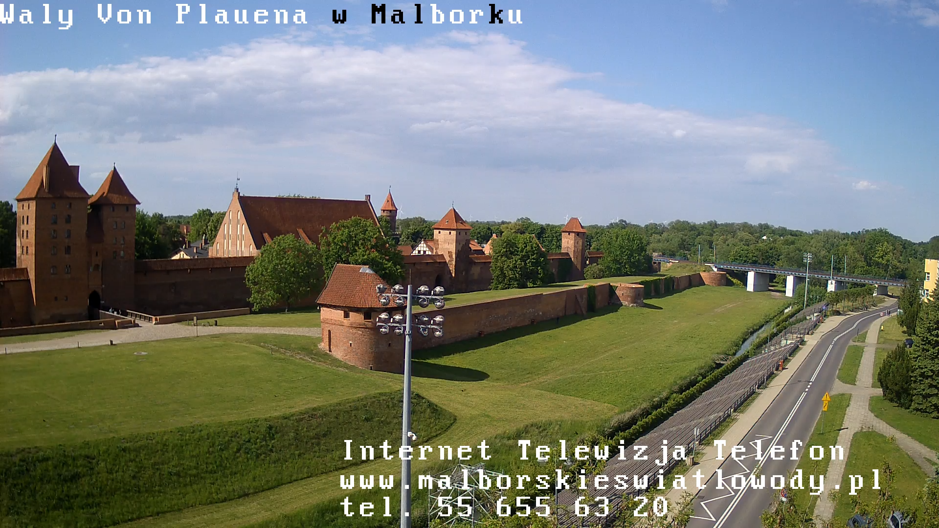 Oblężenie Malborka - Wały Von Plauena. Kamery na żywo w Malborku