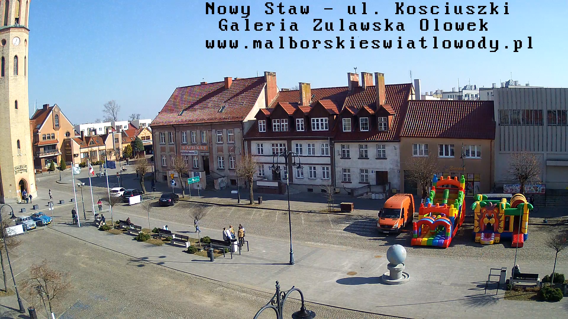 Nowy Staw - Galeria Żuławska Ołówek - ul. Kościuszki. Kamery w Nowym…