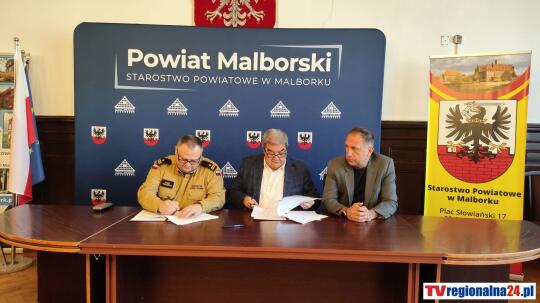 Powiat malborski ujednolica system alarmowania. Będą nowe syreny i kolejne lokalizacje - fotorelacja