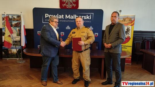 Powiat malborski ujednolica system alarmowania. Będą nowe syreny i kolejne lokalizacje - fotorelacja