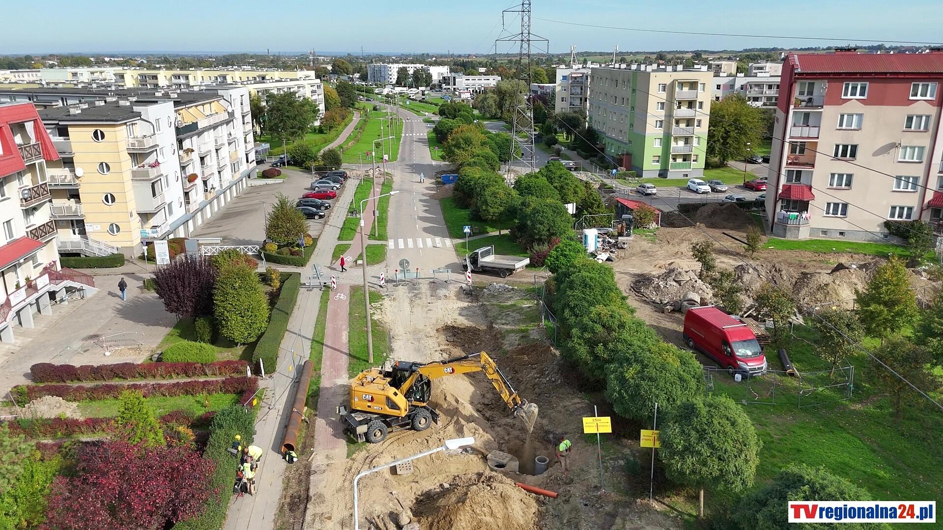 Budowa ronda w Malborku. Tak postępują prace na skrzyżowaniu Kotarbińskiego i Konopnickiej - Galeria zdjęć październik 2026.