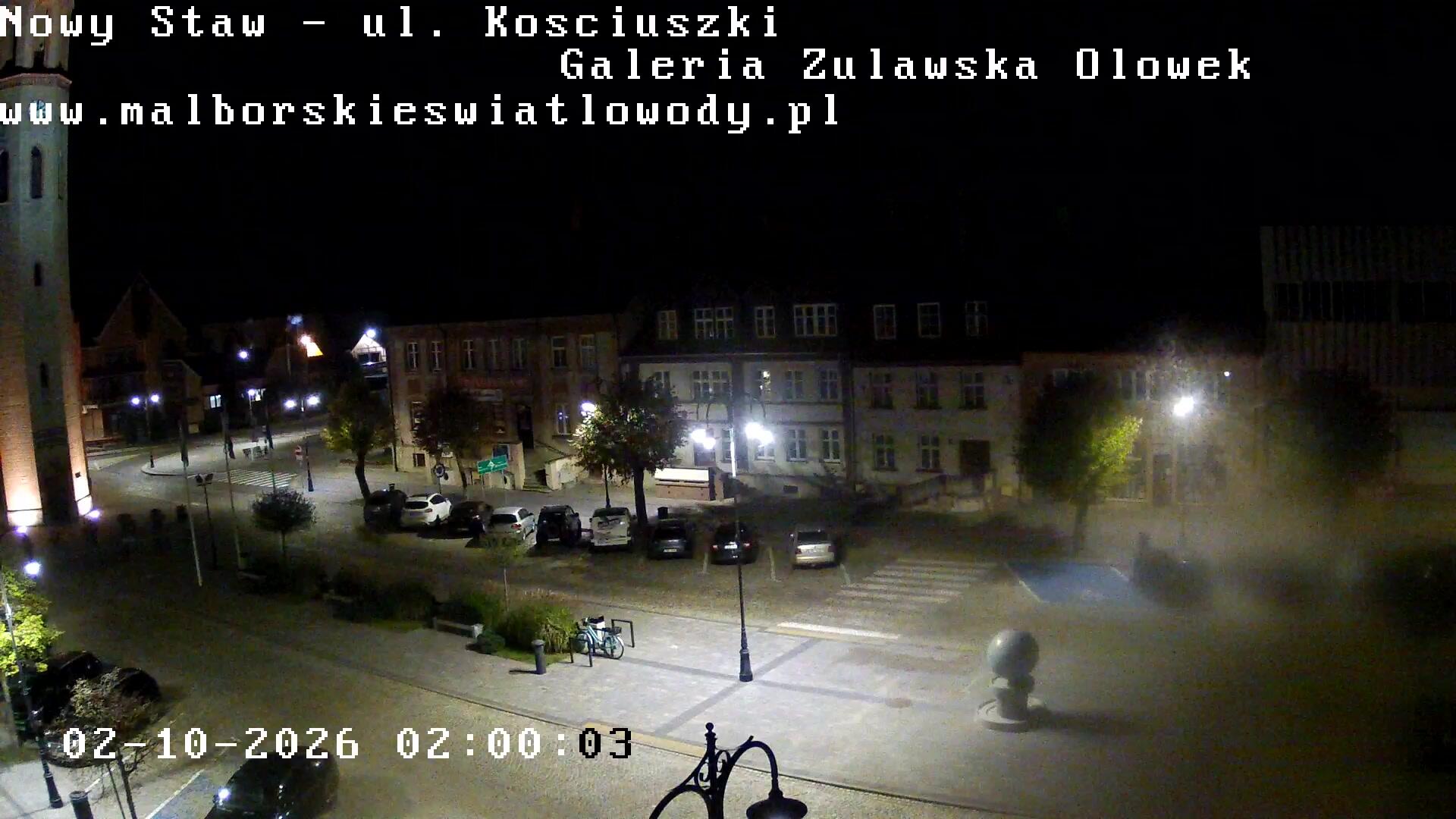 Podgląd: Nowy Staw - Galeria Żuławska Ołówek - ul. Kościuszki. Kamery w Nowym Stawie