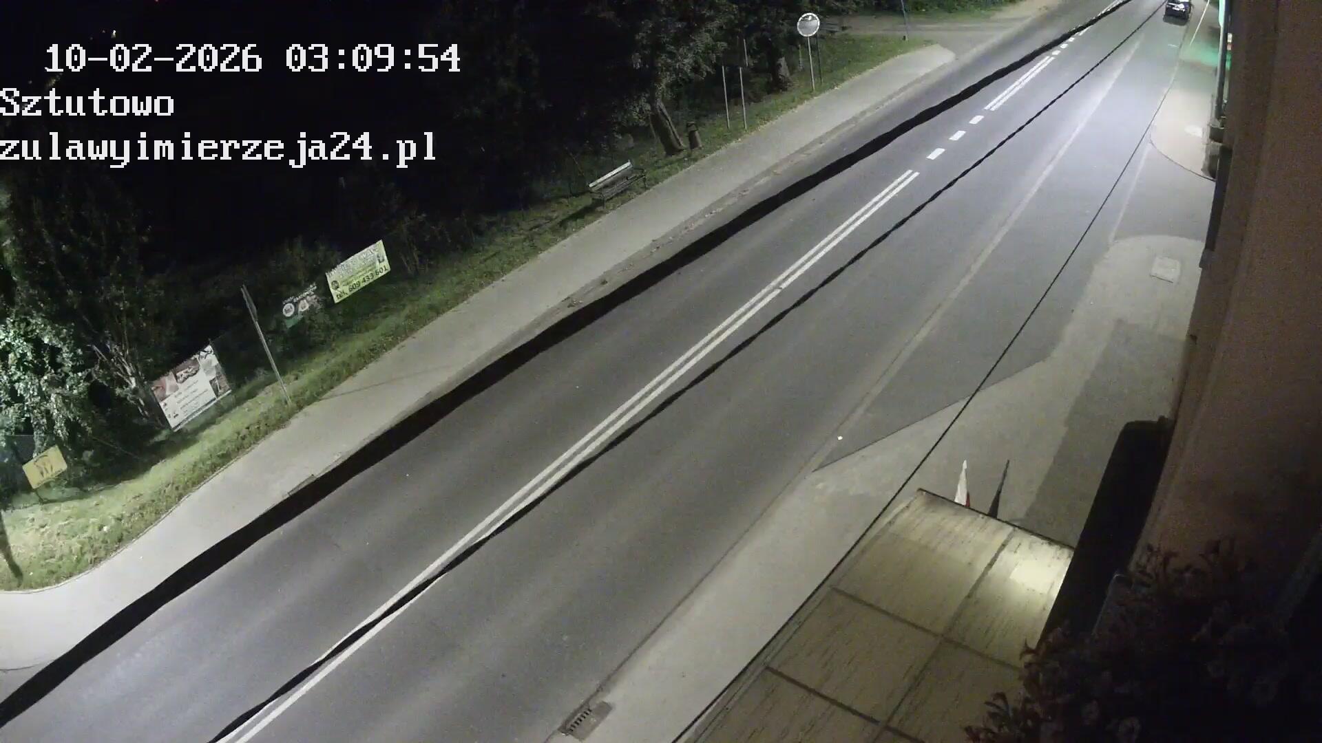 Podgląd: Urząd Gminy Sztutowo, ul. Gdańska 55 - Widok na żywo. Droga Wojewódzka 501